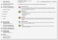 The Application Setup - Incident Management page.